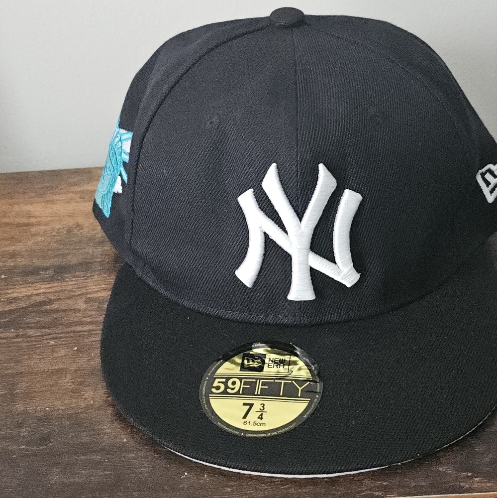 New York Yankees Hat New Era, 59Fifty Fitted Greetings from New York   7  3/4